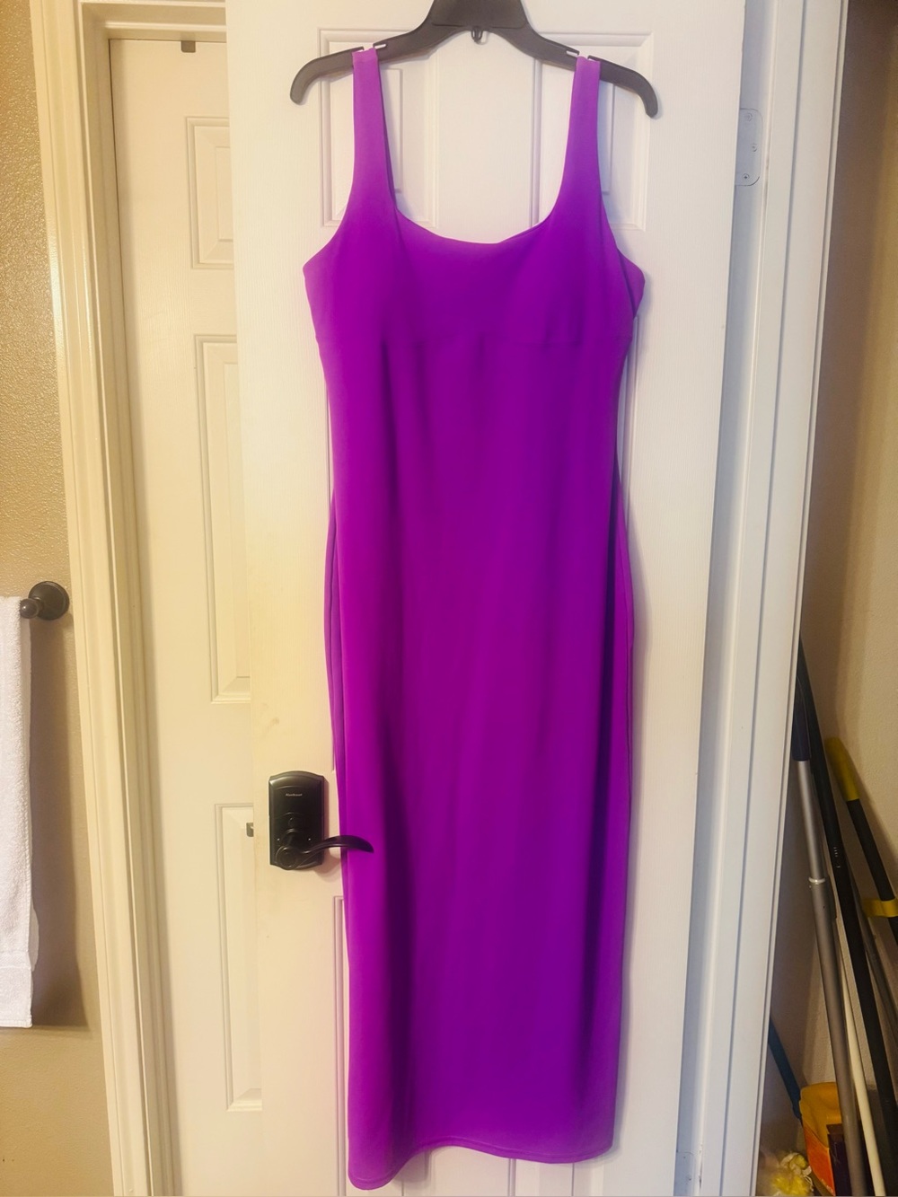 Fabletics Vibrant Purple Sleeveless Maxi Dress
